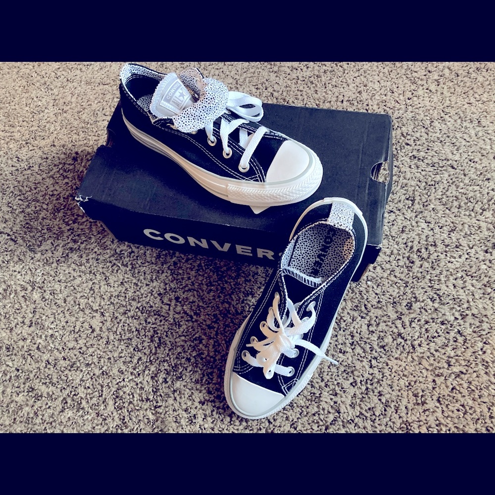 Converse Double Tongue Low Tops